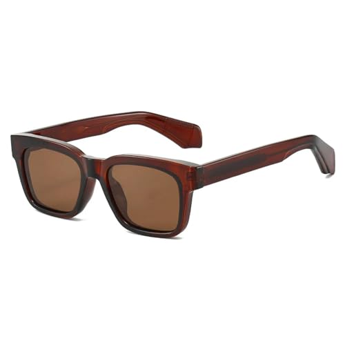 LMRJHAZM Modische Retro-Sonnenbrille mit dickem Beinrahmen, für Herren und Damen, beliebter Rahmen von LMRJHAZM