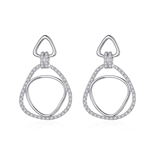 LMRJHAZM Ohrring -Damen Geometrie Kombination Frau Einfacher Anhänger Schmuck leuchten elegante exquisite Frauen Ohrringe von LMRJHAZM