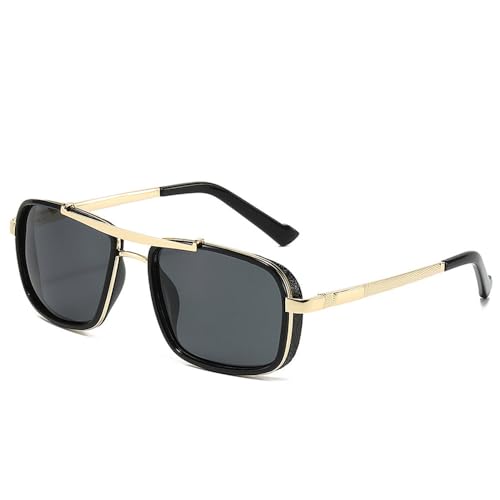 LMRJHAZM Punk-Sonnenbrille für Herren, modisch, trendig, Luxusband, Outdoor, Autofahren, UV400 LMRJHAZM Punk-Sonnenbrille für Herren, modisch, trendig, Luxusband, Outdoor, Autofahren, UV400 von LMRJHAZM