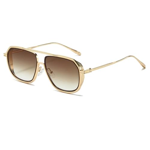 LMRJHAZM Retro Doppelbrücke Sonnenbrille UV400 Mode Herren Brillen Schattierungen Trendy Punk Frauen Luxus LMRJHAZM Retro Doppelbrücke Sonnenbrille UV400 Mode Herren Brillen Schattierungen Trendy Punk Frauen Luxus von LMRJHAZM