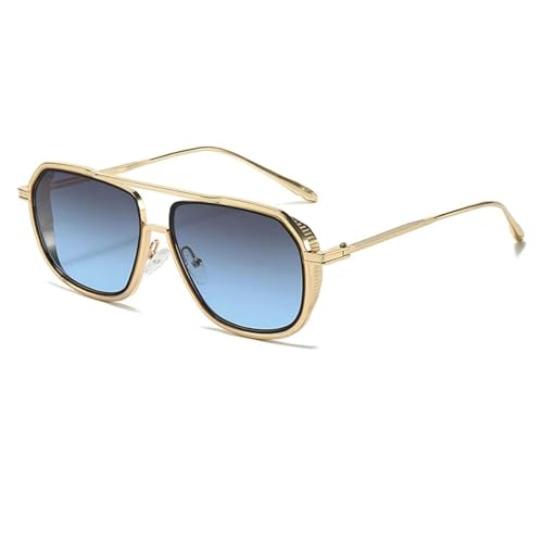 LMRJHAZM Retro Doppelbrücke Sonnenbrille UV400 Mode Herren Brillen Schattierungen Trendy Punk Frauen Luxus LMRJHAZM Retro Doppelbrücke Sonnenbrille UV400 Mode Herren Brillen Schattierungen Trendy Punk Frauen Luxus von LMRJHAZM