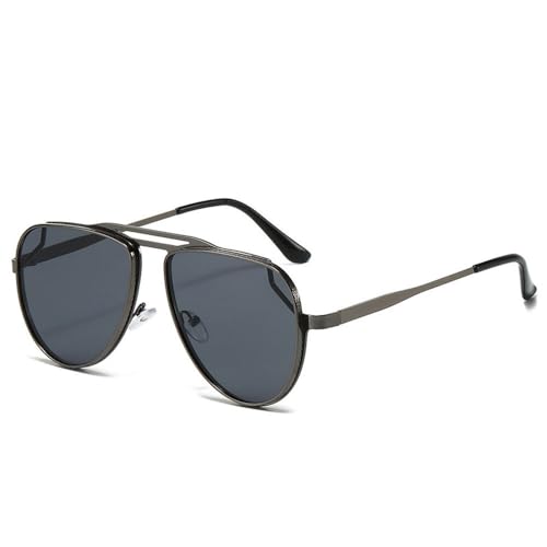 LMRJHAZM Retro Klassische Metall-Sonnenbrille für Herren und Damen, modische Schattierungen, Outdoor, Autofahren, UV400 von LMRJHAZM