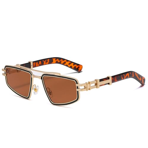 LMRJHAZM Retro Metall Doppelbrücken Herren Sonnenbrille Mode Blau Rosa Gläser Schattierungen UV400 Trending Punk Damen Luxus Sonnenbrille LMRJHAZM Retro Metall Doppelbrücken Herren Sonnenbrille Mode Blau Rosa Gläser Schattierungen UV400 Trending Punk Damen Luxus Sonnenbrille von LMRJHAZM