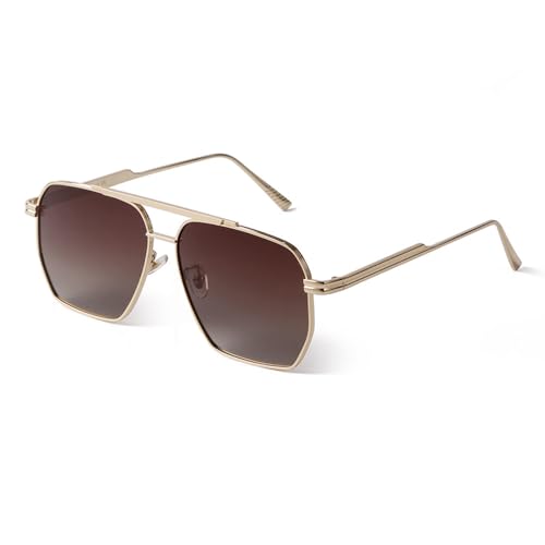 LMRJHAZM Retro Metall Übergroße Sonnenbrille für Damen Herren Vintage Klassisch Grün Sonnenbrille UV400 Schattierungen LMRJHAZM Retro Metall Übergroße Sonnenbrille für Damen Herren Vintage Klassisch Grün Sonnenbrille UV400 Schattierungen von LMRJHAZM