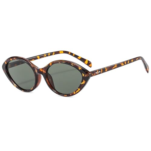 LMRJHAZM Sommer-Sonnenbrille, trendig, kleiner Rahmen, Reisnagel, Damen-Sonnenbrille, Dekoration, Urlaubs-Sonnenbrille, Leopardenmuster, Grün, Einheitsgröße LMRJHAZM Sommer-Sonnenbrille, trendig, kleiner Rahmen, Reisnagel, Damen-Sonnenbrille, Dekoration, Urlaubs-Sonnenbrille, Leopardenmuster, Grün, Einheitsgröße von LMRJHAZM