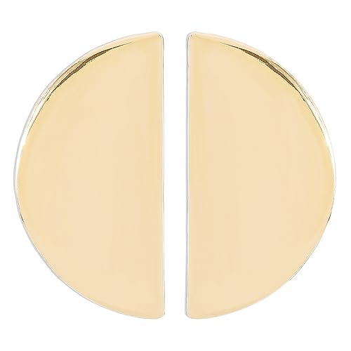 LMRJHAZM Strukturierte halbrunde Dangle Stud Ohrringe für Frauen Mädchen Große leichte minimalistische Geometrie Statement Drop Hypoallergen Fashion Punk einfache Schmuckgeschenke Geburtstagsurlaub von LMRJHAZM