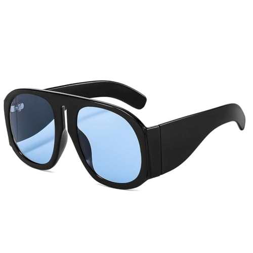 LMRJHAZM Übergroße Brille für Damen, Steampunk, großer Rahmen, Farbverlauf, Sonnenbrille, weibliche Brille LMRJHAZM Übergroße Brille für Damen, Steampunk, großer Rahmen, Farbverlauf, Sonnenbrille, weibliche Brille von LMRJHAZM