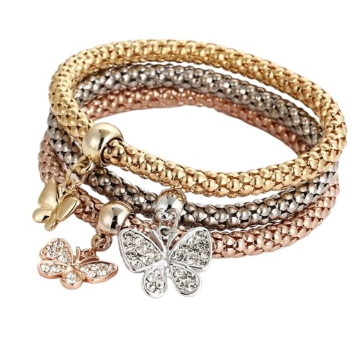 LMRJHAZM Verriegelungsarmband mit Schlüssel für Frauen und Männer - 925 Sterling Silber 3Colors/Los Baumarmband Crystal Owl Key Lock Musik Note Butterfly Herzarm Armreifen, Schloss und Schlüsselkette von LMRJHAZM