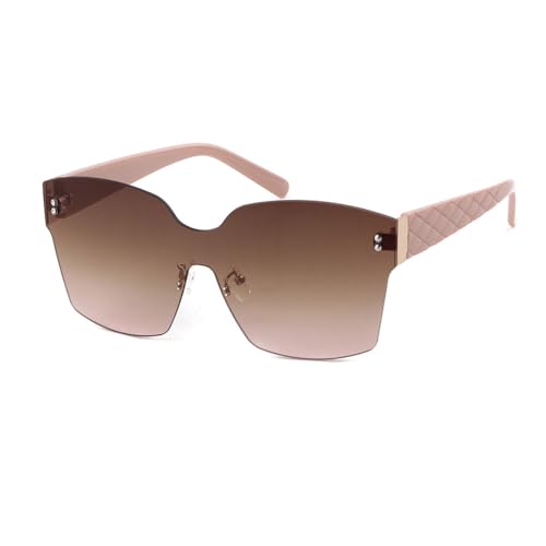 LMRJHAZM Vintage Fashion Rahmenlose Sonnenbrille Damen Trendy Lila One Piece Len Randlose Sonnenbrille, C5, Einheitsgröße LMRJHAZM Vintage Fashion Rahmenlose Sonnenbrille Damen Trendy Lila One Piece Len Randlose Sonnenbrille, C5, Einheitsgröße von LMRJHAZM