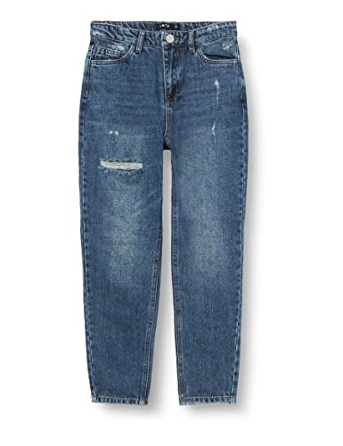 LMTD Mädchen NLFRAVEN DNMRIMME Pant Jeans, Dark Blue Denim, 164 von Lmtd