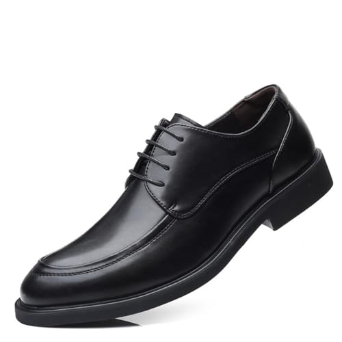 LMUIPMAA Anzugschuhe Herren Business Schuhe Klassischer Schnürschuhe,Schwarz,41 EU von LMUIPMAA