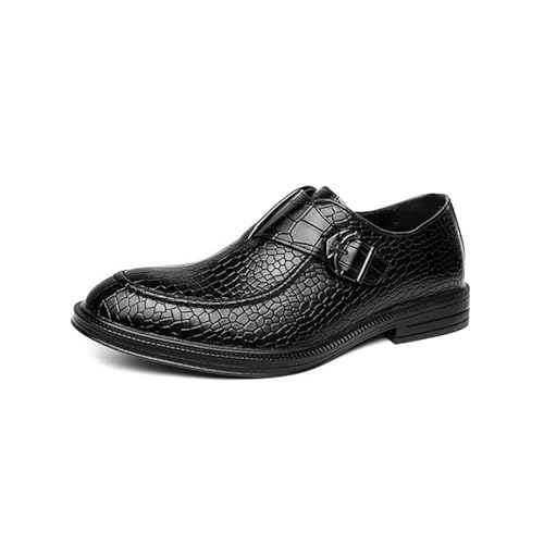 LMUIPMAA Herren Kleid Schuhe Alligator Gedruckt Slip-On Loafers Leichte Formale Lederschuhe Fahren Mokassins,Schwarz,38 EU LMUIPMAA Herren Kleid Schuhe Alligator Gedruckt Slip-On Loafers Leichte Formale Lederschuhe Fahren Mokassins,Schwarz,38 EU von LMUIPMAA