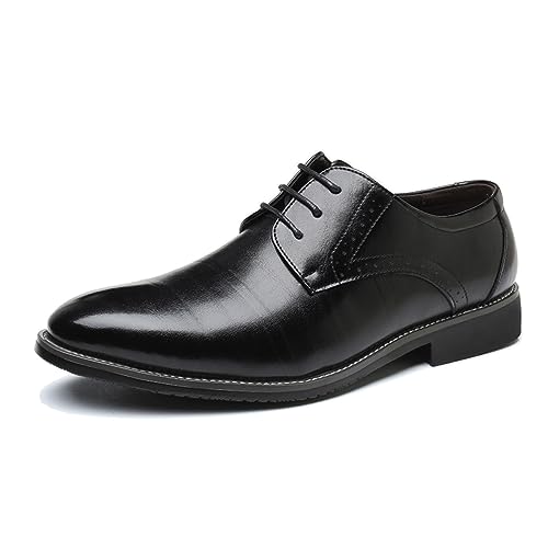 LMUIPMAA Herren Oxford Derby Schuhe Brogues Lederschuhe Hochzeits Schnürhalbschuhe,Schwarz,48 EU LMUIPMAA Herren Oxford Derby Schuhe Brogues Lederschuhe Hochzeits Schnürhalbschuhe,Schwarz,48 EU von LMUIPMAA