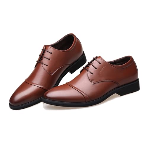 LMUIPMAA Kunstlederschuhe Oxford Smoking Schuhe Herren Schnürhalb Hochzeitsschuhe Business Anzugschuhe,Braun,45 EU LMUIPMAA Kunstlederschuhe Oxford Smoking Schuhe Herren Schnürhalb Hochzeitsschuhe Business Anzugschuhe,Braun,45 EU von LMUIPMAA