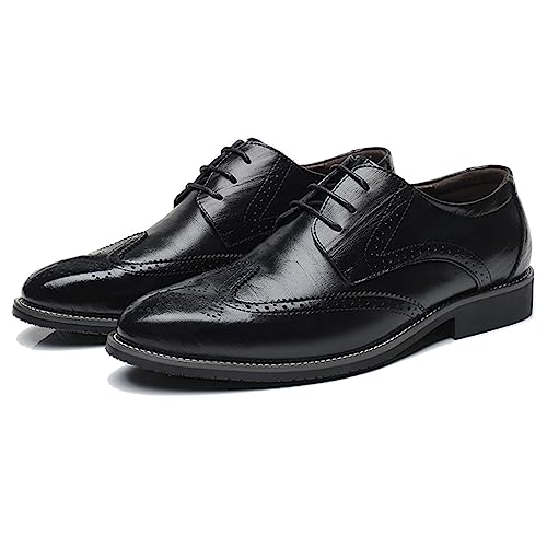 LMUIPMAA Lederschuhe Herren Business Anzugschuhe Oxford Derby Schuhe Brogue Schnürhalbschuhe,Schwarz,42 EU LMUIPMAA Lederschuhe Herren Business Anzugschuhe Oxford Derby Schuhe Brogue Schnürhalbschuhe,Schwarz,42 EU von LMUIPMAA
