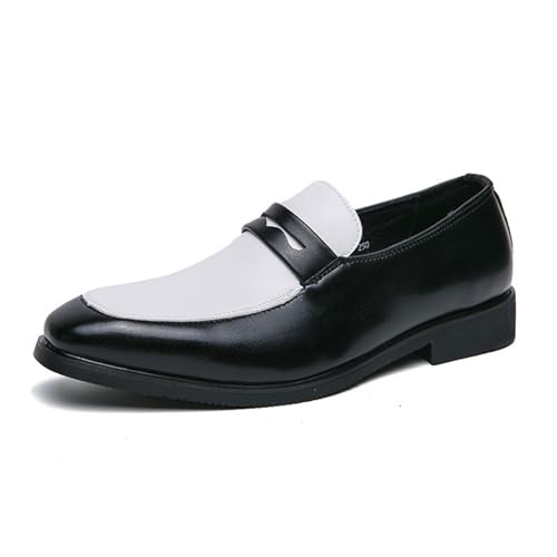 LMUIPMAA Mokassins Slipper Herren Leder Slip on Fahren Schuhe Leicht Weich Flache Business Schuhe,Weiß,48 EU LMUIPMAA Mokassins Slipper Herren Leder Slip on Fahren Schuhe Leicht Weich Flache Business Schuhe,Weiß,48 EU von LMUIPMAA