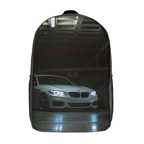 LMYmoney Kinder-Schulrucksack, 3D-gedruckt, BMW M3-Serie, Rucksack, Sportrucksäcke für Jungen und Mädchen, modischer Rucksack, 43,2 cm LMYmoney Kinder-Schulrucksack, 3D-gedruckt, BMW M3-Serie, Rucksack, Sportrucksäcke für Jungen und Mädchen, modischer Rucksack, 43,2 cm von LMYmoney