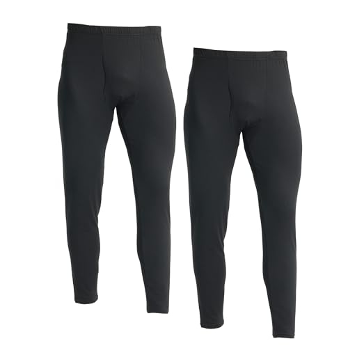 LNFINTDO 2er Pack Herren Thermo Unterhose Lang Thermohose Winter Leggings Funktionsunterwäsche Skiunterwäsche Warme Unterwäsche Männer von LNFINTDO
