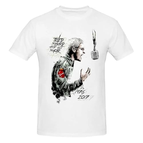 Chester Bennington 1 T Shirt Harajuku Plus Size Cotton Custom Short Sleeve Tshirts White 3XL White L Chester Bennington 1 T Shirt Harajuku Plus Size Cotton Custom Short Sleeve Tshirts White 3XL White L von LNGXN
