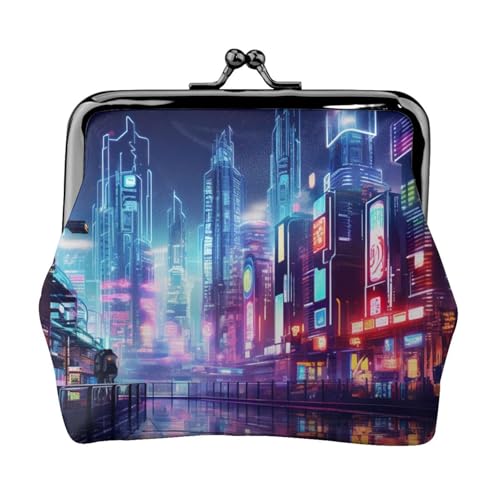 Hacker Era Print Kleine Tasche Kiss Lock Münzbörse für Frauen Münzgeldbörse Kreditkartenetui von LNNIUK