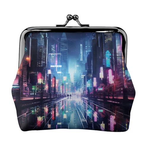 Hacker Era Print Kleine Tasche Kiss Lock Münzbörse für Frauen Münzgeldbörse Kreditkartenetui von LNNIUK