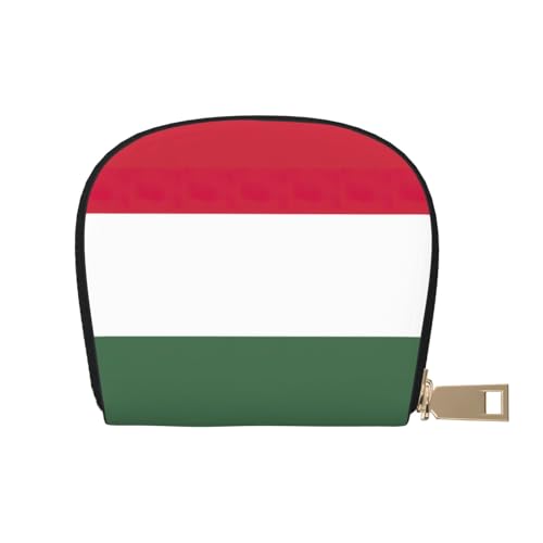 LNNIUK Geldbörse mit Flagge von Ungarn, Kreditkartenhalter, Visitenkartenetui für Männer und Frauen, kompakte Größe für Erwachsene, Weiss/opulenter Garten, Einheitsgröße von LNNIUK