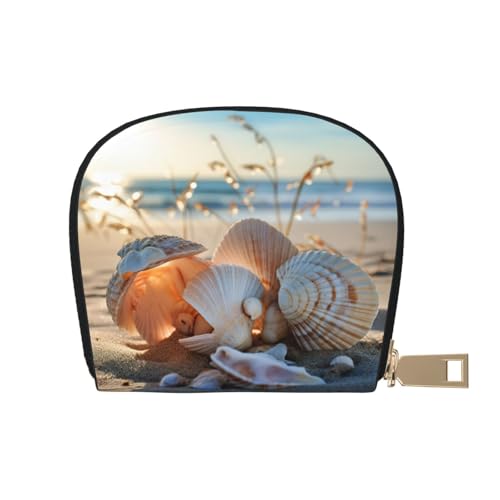 LNNIUK Geldbörse mit Seestern-Motiv, Kreditkartenhalter, Visitenkartenetui für Männer und Frauen, kompakte Größe für Erwachsene, Weiss/opulenter Garten, Einheitsgröße von LNNIUK