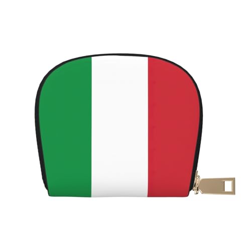 LNNIUK Geldbörse mit italienischer Flagge, Kreditkartenhalter, Visitenkartenetui für Männer und Frauen, kompakte Größe für Erwachsene, Weiss/opulenter Garten, Einheitsgröße von LNNIUK