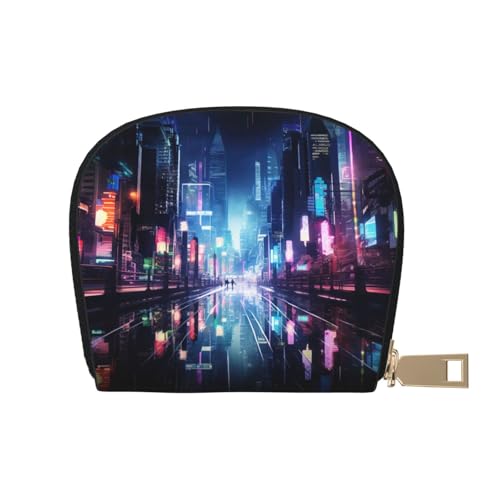 LNNIUK Hacker Era Print Wallet Kreditkartenetui Visitenkartenetui für Männer Frauen Kompakte Größe für Erwachsene, Weiss/opulenter Garten, Einheitsgröße von LNNIUK