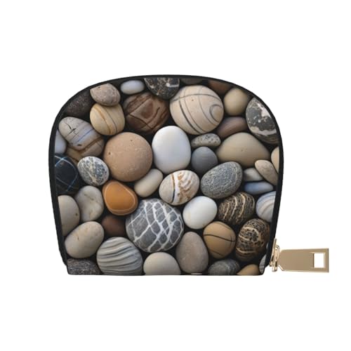 LNNIUK Petoskey Geldbörse mit Steindruck, Kreditkartenhalter, Visitenkartenetui für Männer und Frauen, kompakte Größe für Erwachsene, Weiss/opulenter Garten, Einheitsgröße von LNNIUK