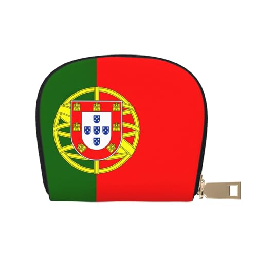 LNNIUK Portugiesische Flagge, Geldbörse, Kreditkartenhalter, Visitenkartenetui für Männer und Frauen, kompakte Größe für Erwachsene, Weiss/opulenter Garten, Einheitsgröße von LNNIUK