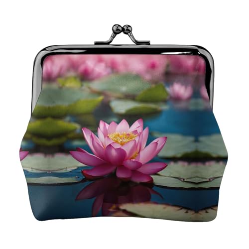 Spirit of the Lotus Print Kleine Tasche Kiss Lock Münzbörse für Frauen Münzgeldbörse Kreditkartenetui von LNNIUK