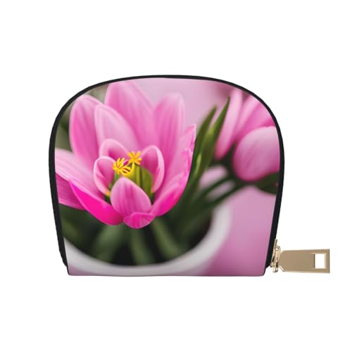 Spring is in The Air Print Wallet Kreditkartenetui Visitenkartenetui für Männer Frauen kompakte Größe für Erwachsene, Weiss/opulenter Garten, Einheitsgröße von LNNIUK