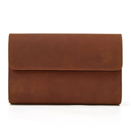 LNNXSZ Handgelenktasche Herren Clutches mit Handgelenkriemen Herrenhandtaschen Leder Clutches Geldbörsen(Color1) von LNNXSZ