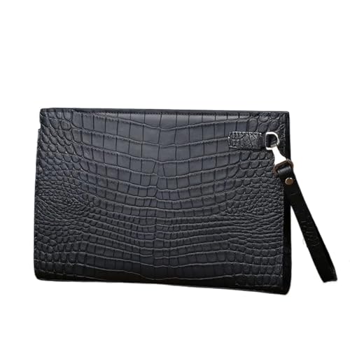LNNXSZ Handgelenktasche Herren Leder-Clutch for Herren mit großem Fassungsvermögen von LNNXSZ