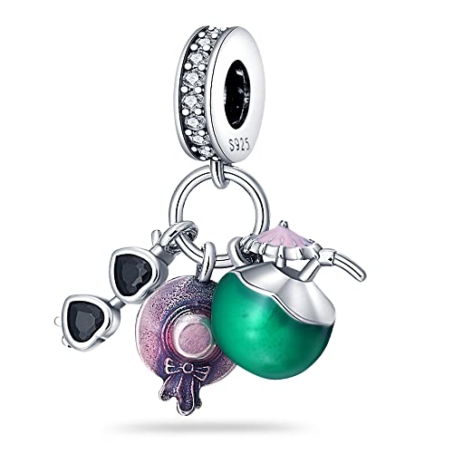 LNQOBU 925 Sterling Silber Charms für Armbänder und Schildkröten-Charme Musik Charms Perlen Schmuck Geschenk für Frauen Mädchen von LNQOBU