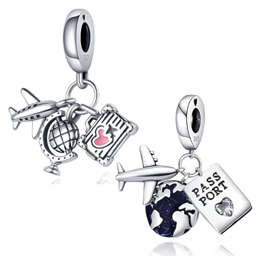 LNQOBU 925 Sterling Silber Charms für Armbänder und Halsketten Schmetterling Charms Musik Charms Perlen Schmuck Geschenk für Frauen Mädchen von LNQOBU