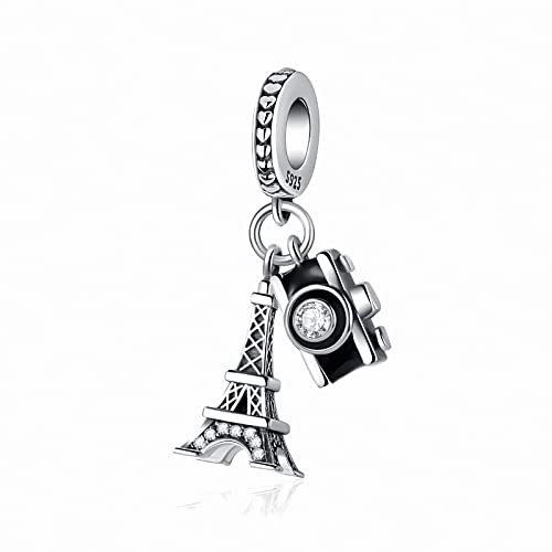 LNQOBU 925 Sterling Silber Charms für Armbänder und Halsketten Schmetterling Charms Musik Charms Perlen Schmuck Geschenk für Frauen Mädchen von LNQOBU