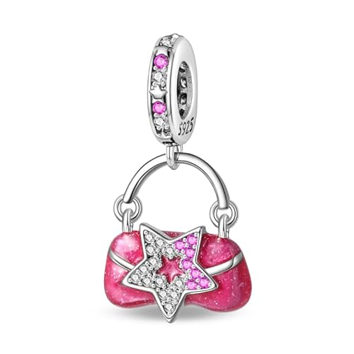 LNQOBU Charms Anhänger Silber 925 für Armbänder,with Cubic Zirconioa mit Europäischen Armbändern und Halskette für Frauen Mädchen von LNQOBU