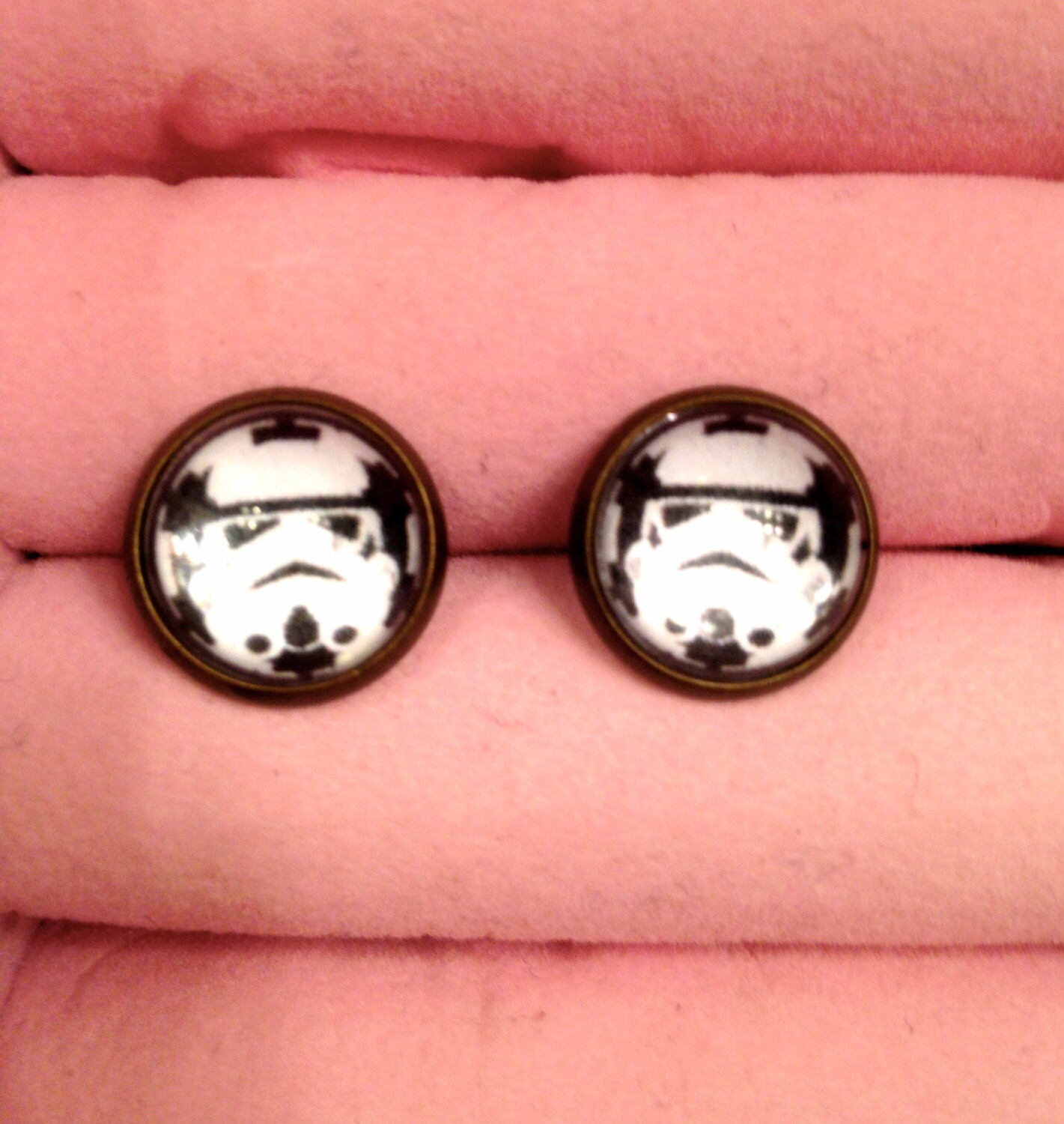 Handgefertigte Stormtrooper Ohrstecker | 12mm "1 Paar' Handgefertigte Stormtrooper Ohrstecker | 12mm "1 Paar' von LNTRN