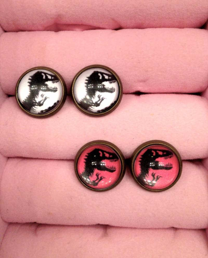 Handgemachte Jurassic Park Ohrstecker | 12 Mm "1 Paar" Handgemachte Jurassic Park Ohrstecker | 12 Mm "1 Paar" von LNTRN