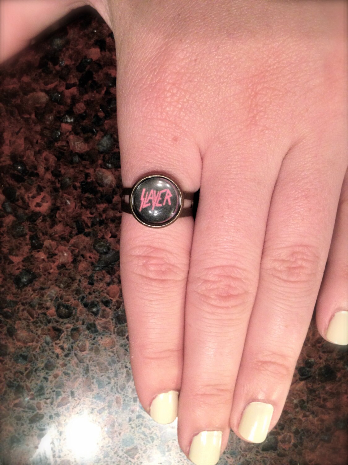 Handgemachter Slayer "Verstellbarer' Ring | 12mm Handgemachter Slayer "Verstellbarer' Ring | 12mm von LNTRN