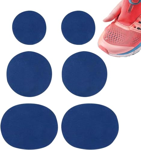 6Pcs Blau Mesh Schuhe Loch Reparatur Selbstklebend Sneaker Loch Vamp Reparatur Aufkleber Schuh Loch Reparatur Patch,Selbstklebend Sneaker Heel Repair Patch,Schuhzubehör and Pflege,Schuhputzsets von LNYMZD