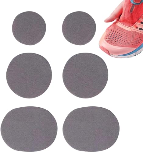 6Pcs Grau Mesh Schuhe Loch Reparatur Selbstklebend Sneaker Loch Vamp Reparatur Aufkleber Schuh Loch Reparatur Patch,Selbstklebend Sneaker Heel Repair Patch,Schuhzubehör and Pflege,Schuhputzsets von LNYMZD