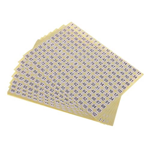 15Pcs Number Stickers Storage Management Home and Office Organizing von LOABXYUZ