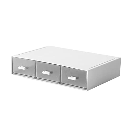 Multifunctional Desktop Drawer Storage Container Counter Bedside Table Storage Box Nordic Files Organizer - White 3 Grid Multifunctional Desktop Drawer Storage Container Counter Bedside Table Storage Box Nordic Files Organizer - White 3 Grid von LOABXYUZ