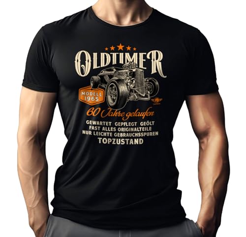 Herren T-Shirt zum 60. Geburtstag: Oldtimer Modell 1965-60 Jahre gelaufen in Topzustand Herren T-Shirt zum 60. Geburtstag: Oldtimer Modell 1965-60 Jahre gelaufen in Topzustand von LOBO NEGRO