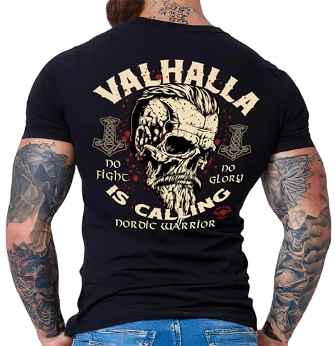 HerrenT-Shirt für Wikinger Nordmann Keltic Fans: Walhalla is Calling HerrenT-Shirt für Wikinger Nordmann Keltic Fans: Walhalla is Calling von LOBO NEGRO