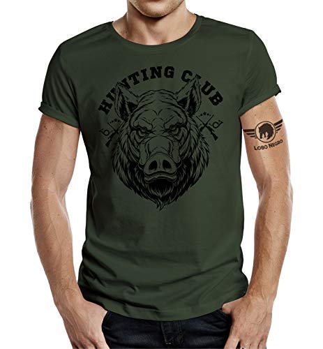 Jäger T-Shirt: Hunting Club Eber 3XL von LOBO NEGRO