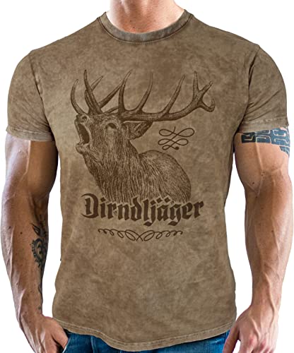 LOBO NEGRO Trachten T-Thirt für Bayern Fans im Used Vintage Retro Look - Dirndljäger - Vorgewaschen, Bitte eine Nummer größer bestellen LOBO NEGRO Trachten T-Thirt für Bayern Fans im Used Vintage Retro Look - Dirndljäger - Vorgewaschen, Bitte eine Nummer größer bestellen von LOBO NEGRO